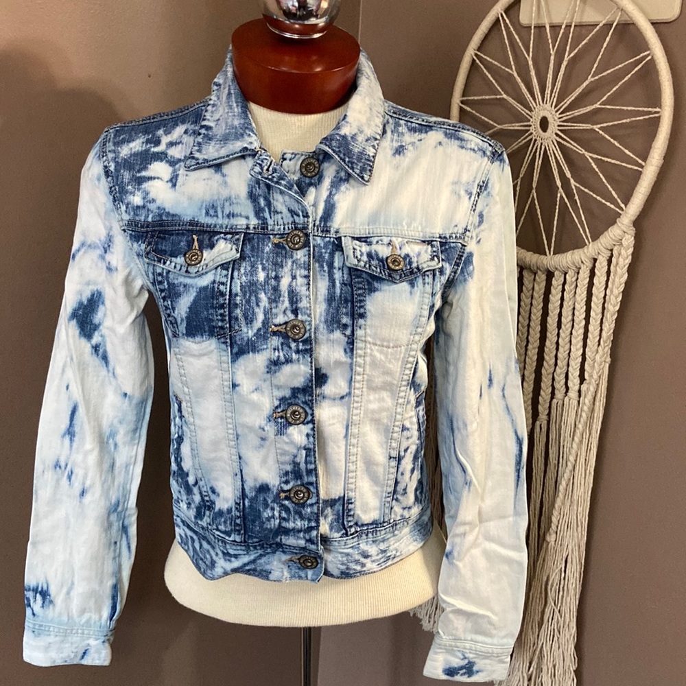 Bullhead Denim Jacket Acid Wash